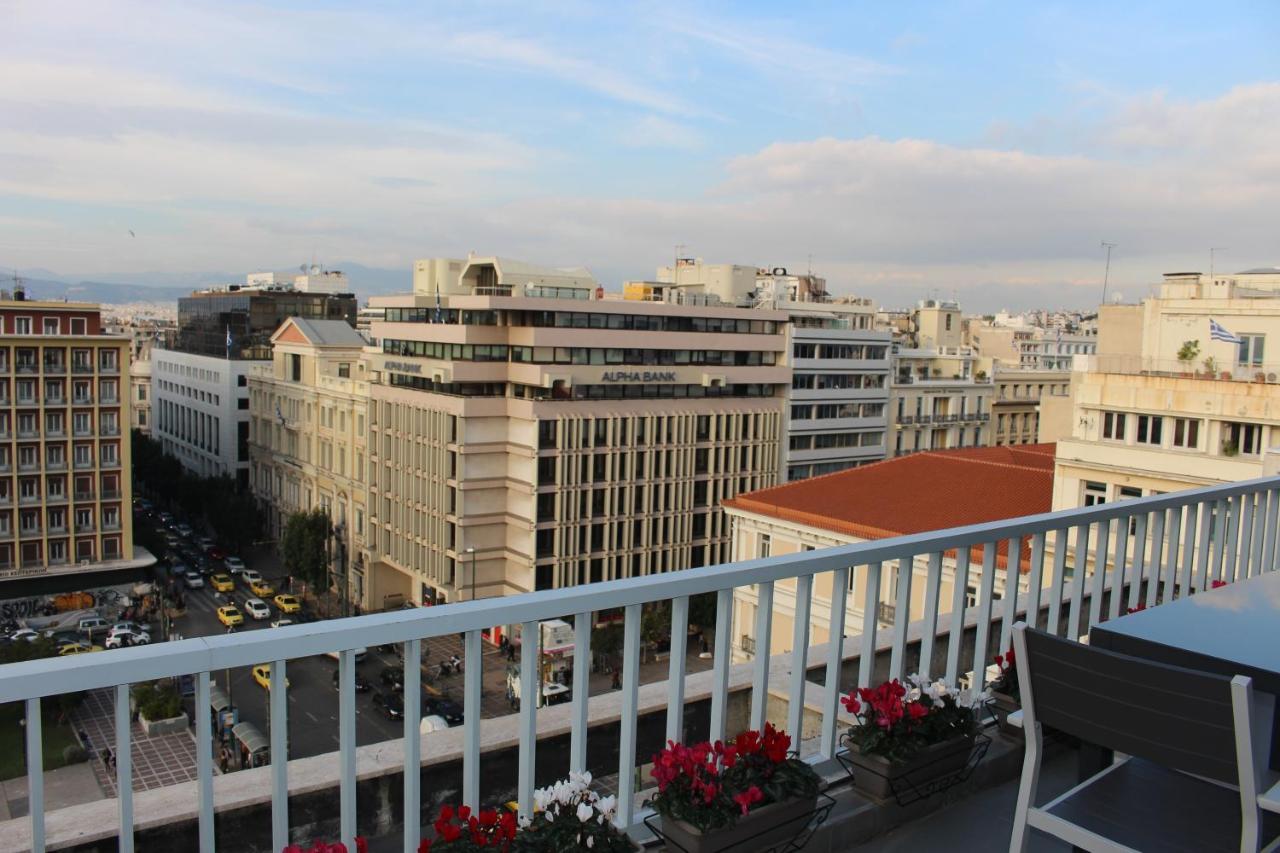 Central Athens Loft Bagian luar foto